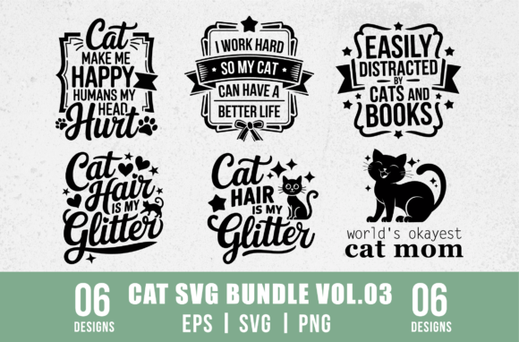 Cat Svg Bundle Vol.03: A Designer’s Review