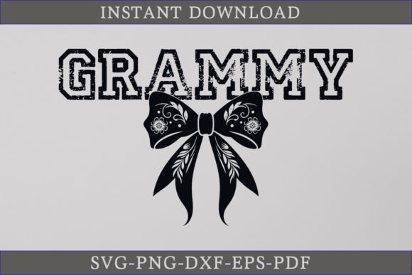 Halloween Grammy SVG Coquette Black Bow Review