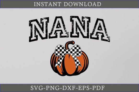 Nana Pumpkin SVG Coquette Bow Review