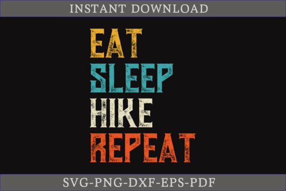 Review: Eat Sleep Hike Repeat Camping Shirt SVG