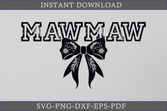 Review: Halloween Mawmaw SVG Coquette Black Bow