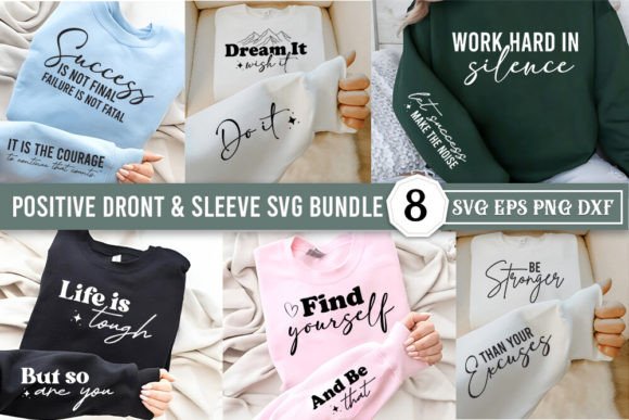 Review: Positive Front and Sleeve SVG Bundle