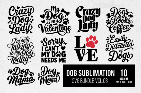 Reviewing Dog Sublimation Svg Bundle Vol.04 for Embroidery