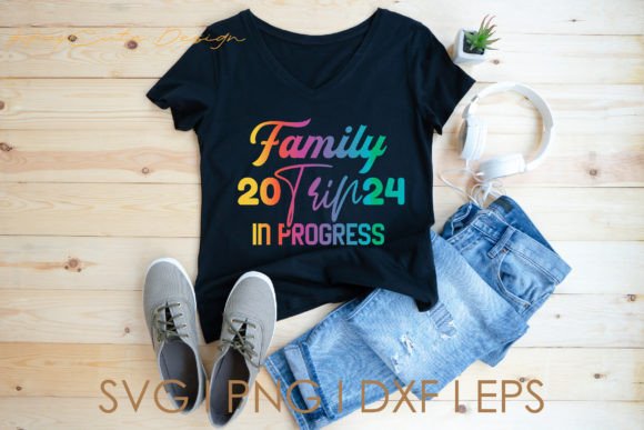 Reviewing Family Trip 2024 in Progress Summer Svg for Stitch