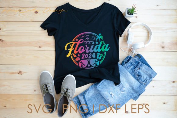Reviewing Florida 2024 Summer Vacation SVG PNG for Embroidery