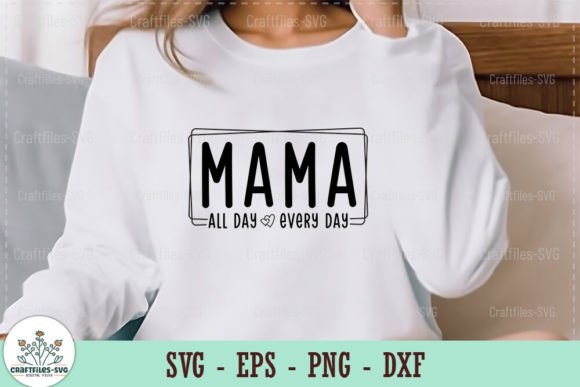 Reviewing Mama All Day Every Day - Retro SVG